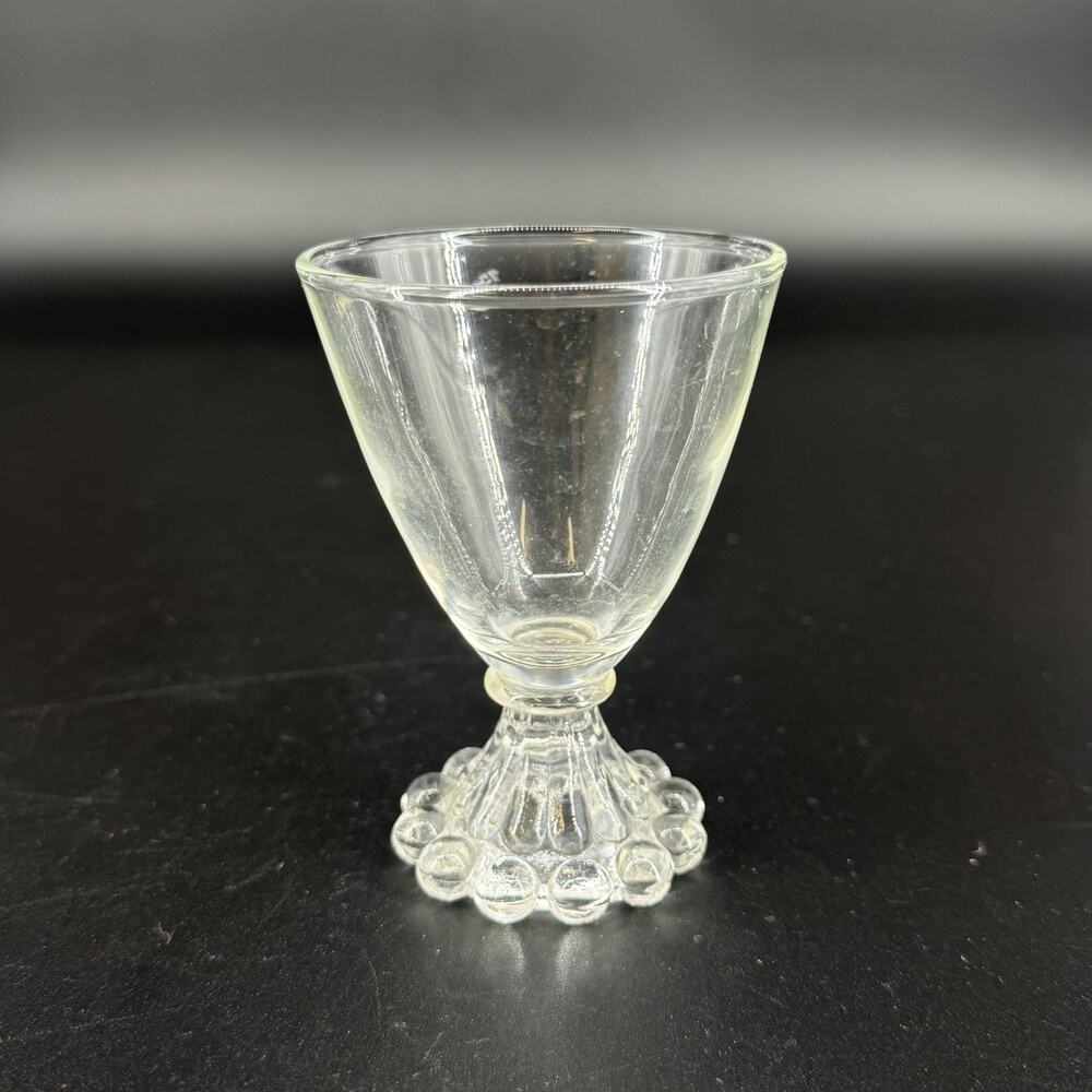Vintage Anchor Hocking Berwick Boopie Clear Juice Cordial Glasses